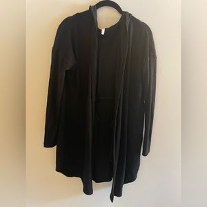 Z Supply Black Hooded Sweater